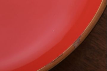 古民具・骨董　明治　総欅漆塗り行器(家紋・漆器・太平)(1)