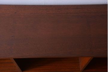 レトロ家具　昭和レトロ　大きな横型アンティークマス目棚(2)