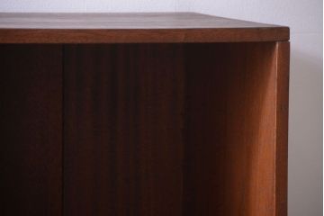 レトロ家具　昭和レトロ　大きな横型アンティークマス目棚(2)