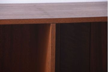 レトロ家具　昭和レトロ　大きな横型アンティークマス目棚(2)