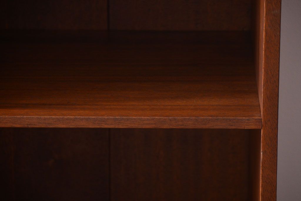 レトロ家具　昭和レトロ　大きな横型アンティークマス目棚(2)