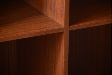 レトロ家具　昭和レトロ　大きな横型アンティークマス目棚(2)