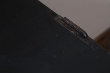 アンティーク家具　 和製アンティーク　鉄脚付き!シンプルな古い木の時代箪笥ローボード(2)