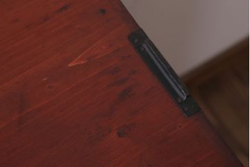 アンティーク家具　和製アンティーク　鉄脚付き!シンプルな衣装箪笥ローボード