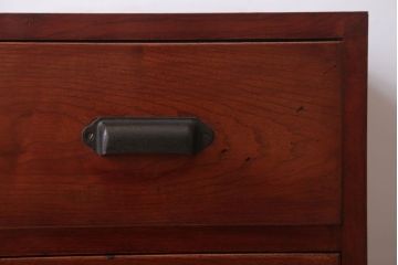 アンティーク家具　和製アンティーク　鉄脚付き!シンプルな衣装箪笥ローボード