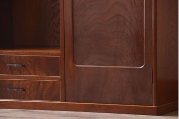 中古　ガラスケース付き!高級収納戸棚(三味線ケース)