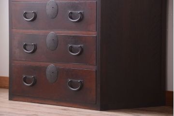 アンティーク家具　古民具・骨董　上品な衣装箪笥カウンターテーブル(作業台)