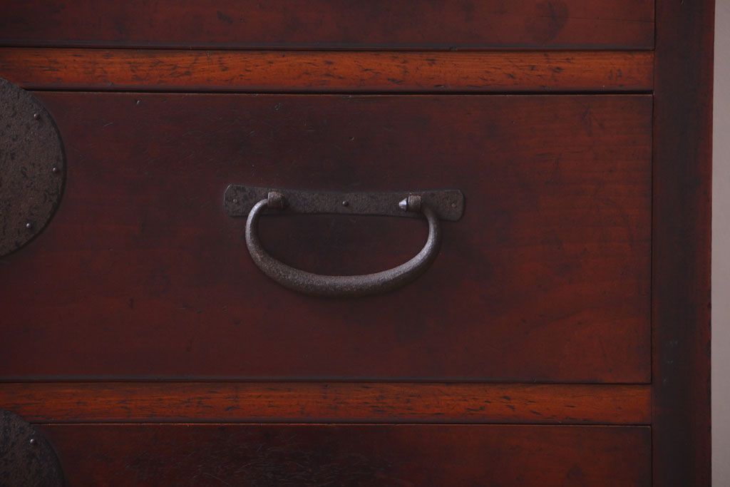 アンティーク家具　古民具・骨董　上品な衣装箪笥カウンターテーブル(作業台)