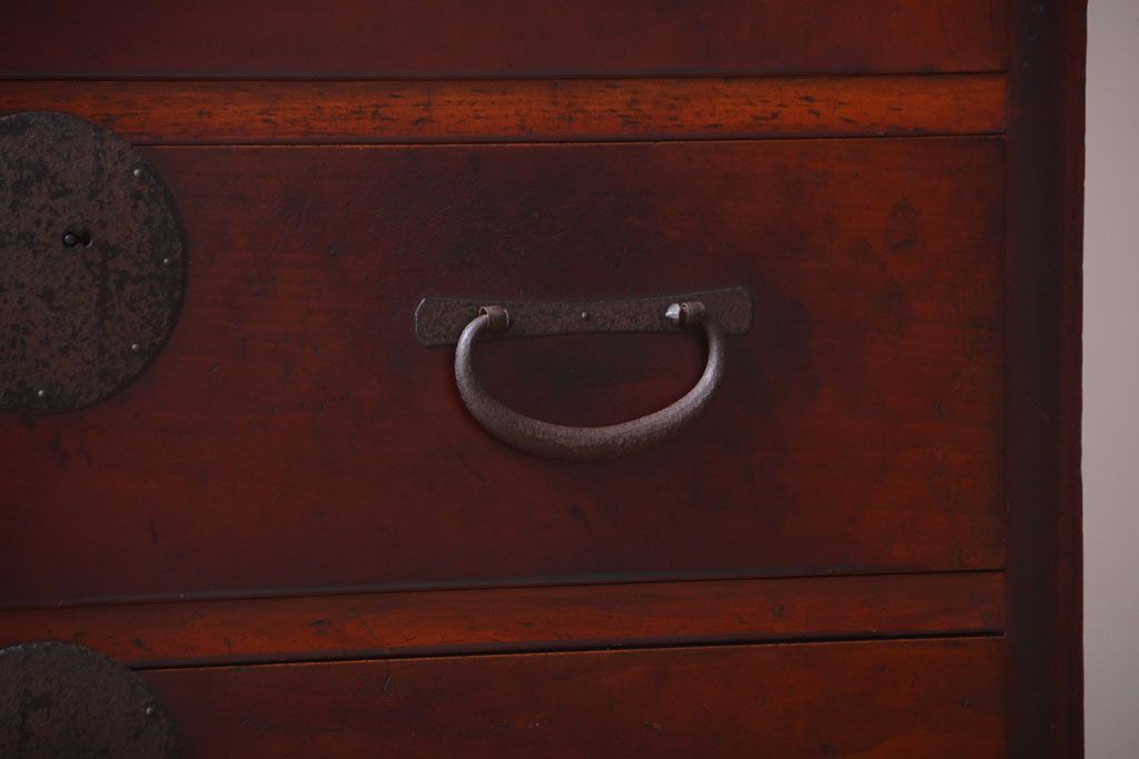 アンティーク家具　古民具・骨董　上品な衣装箪笥カウンターテーブル(作業台)