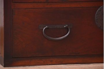 アンティーク家具　古民具・骨董　上品な衣装箪笥カウンターテーブル(作業台)