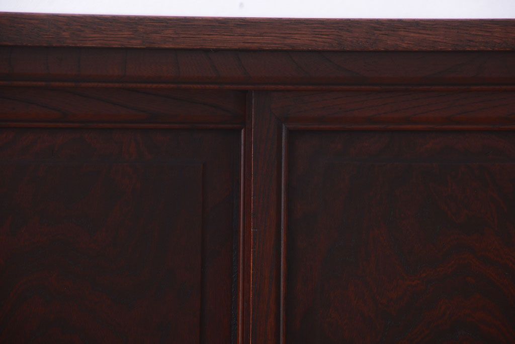 アンティーク家具　古民具・骨董　脚付きのアンティーク時代箪笥カウンターテーブル(作業台)