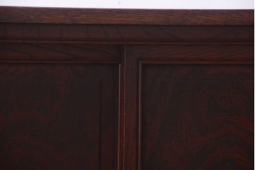 アンティーク家具　古民具・骨董　脚付きのアンティーク時代箪笥カウンターテーブル(作業台)