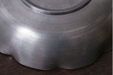 アンティーク雑貨　和製アンティーク　鳳山・本錫製、菓子器(煎茶道具)