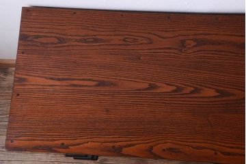 レトロ家具　昭和レトロ　鉄脚付き!アンティークローチェスト(衣装箪笥)