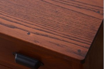 レトロ家具　昭和レトロ　鉄脚付き!アンティークローチェスト(衣装箪笥)