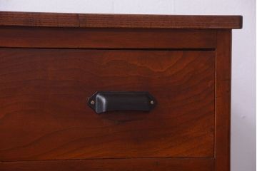 レトロ家具　昭和レトロ　鉄脚付き!アンティークローチェスト(衣装箪笥)