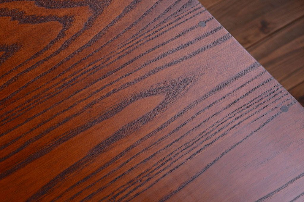 レトロ家具　 昭和レトロ　鉄脚付き!アンティークローボード