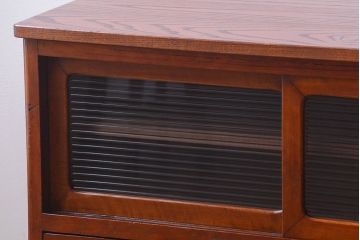 レトロ家具　 昭和レトロ　鉄脚付き!アンティークローボード