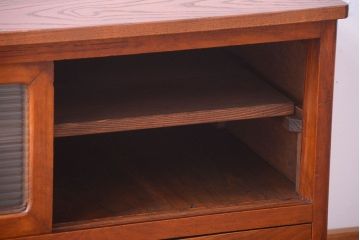 レトロ家具　 昭和レトロ　鉄脚付き!アンティークローボード