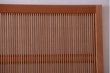 アンティーク　高級品!腰板欅材の木味障子格子戸3枚セット