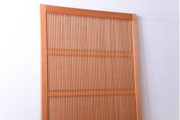 アンティーク　高級品!腰板欅材の木味障子格子戸