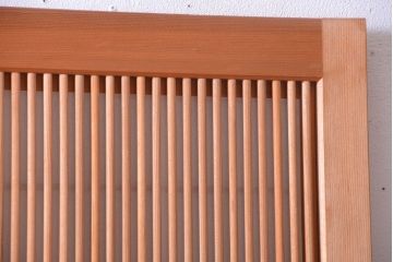 アンティーク　高級品!腰板欅材の木味障子格子戸