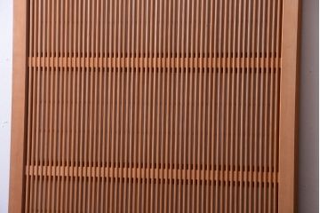 アンティーク　高級品!腰板欅材の木味障子格子戸