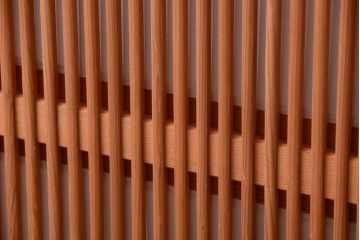 アンティーク　高級品!腰板欅材の木味障子格子戸