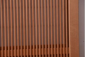 アンティーク　高級品!腰板欅材の木味障子格子戸