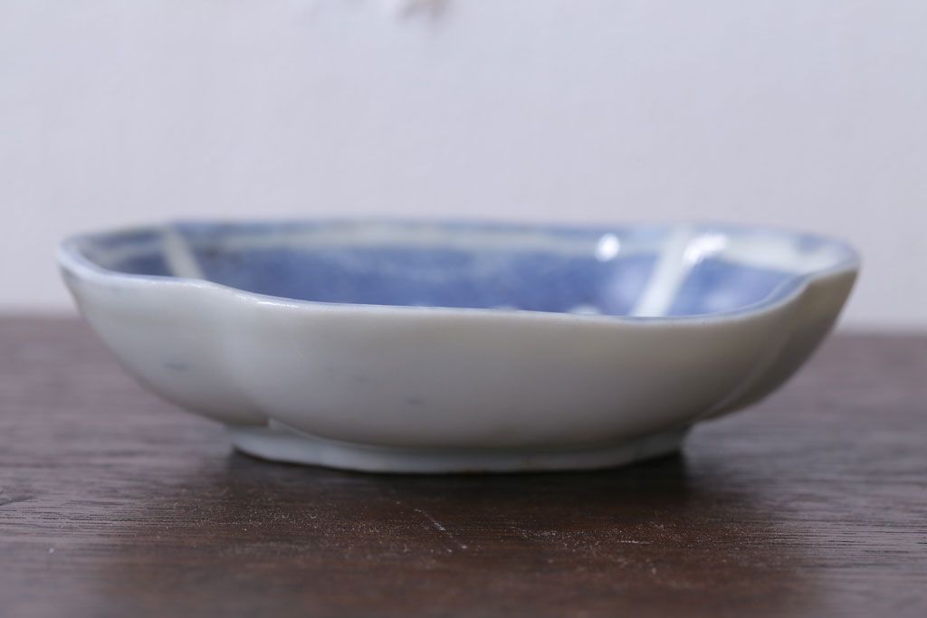 アンティーク雑貨　和製アンティーク　陽刻　梅の図　小皿9枚セット