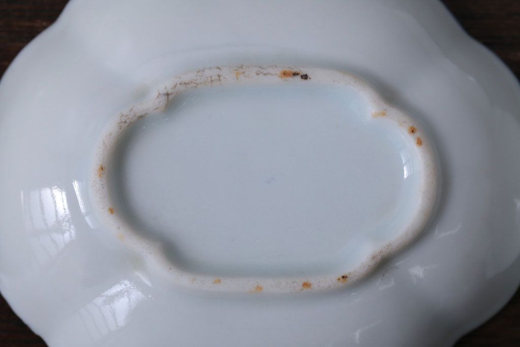 アンティーク雑貨　和製アンティーク　陽刻　梅の図　小皿9枚セット