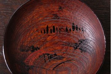 アンティーク雑貨　アンティーク　江戸期　元治二年!桐製小皿10枚セット