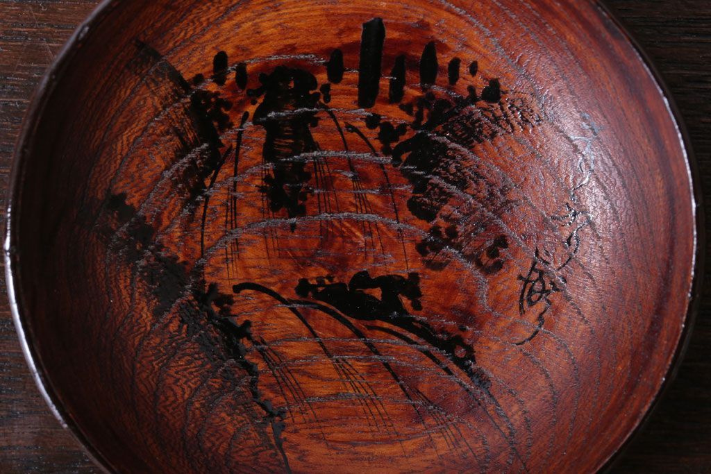 アンティーク雑貨　アンティーク　江戸期　元治二年!桐製小皿10枚セット