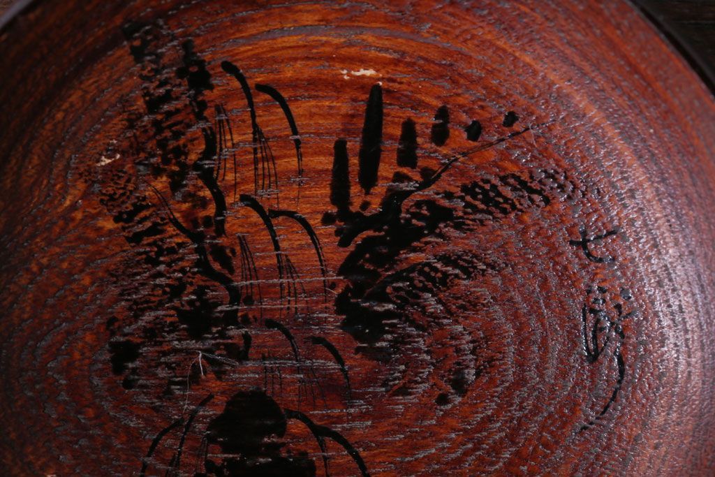 アンティーク雑貨　アンティーク　江戸期　元治二年!桐製小皿10枚セット