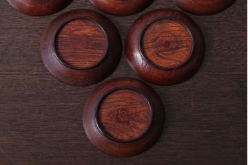 アンティーク雑貨　アンティーク　江戸期　元治二年!桐製小皿10枚セット