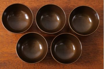 アンティーク雑貨　アンティーク　明治〜大正!沈金蒔絵木製お椀・皿など15点セット