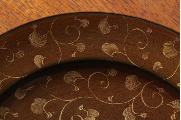 アンティーク雑貨　アンティーク　明治〜大正!沈金蒔絵木製お椀・皿など15点セット