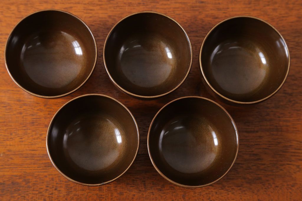 アンティーク雑貨　アンティーク　明治〜大正!沈金蒔絵木製お椀・皿など15点セット