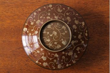 アンティーク雑貨　アンティーク　明治〜大正!沈金蒔絵木製お椀・皿など15点セット