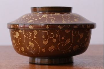 アンティーク雑貨　アンティーク　明治〜大正!沈金蒔絵木製お椀・皿など15点セット