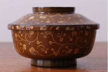 アンティーク雑貨　アンティーク　明治〜大正!沈金蒔絵木製お椀・皿など15点セット