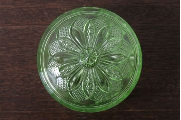 アンティーク雑貨　アンティーク　レトロなガラスのキャンディーポット2点セット