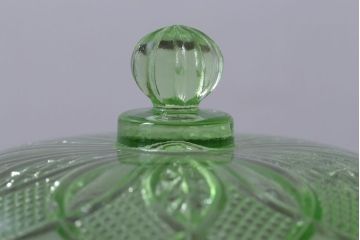 アンティーク雑貨　アンティーク　レトロなガラスのキャンディーポット2点セット