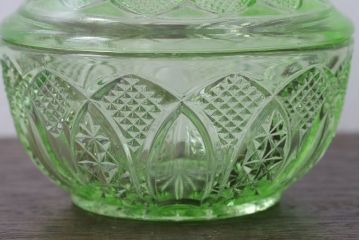 アンティーク雑貨　アンティーク　レトロなガラスのキャンディーポット2点セット