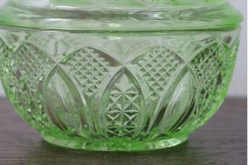 アンティーク雑貨　アンティーク　レトロなガラスのキャンディーポット2点セット