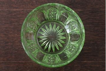 アンティーク雑貨　アンティーク　レトロなガラスのキャンディーポット2点セット