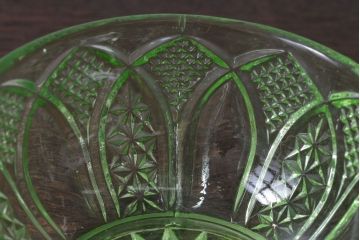 アンティーク雑貨　アンティーク　レトロなガラスのキャンディーポット2点セット