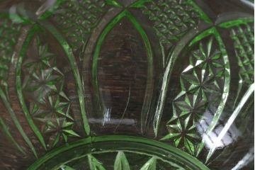 アンティーク雑貨　アンティーク　レトロなガラスのキャンディーポット2点セット