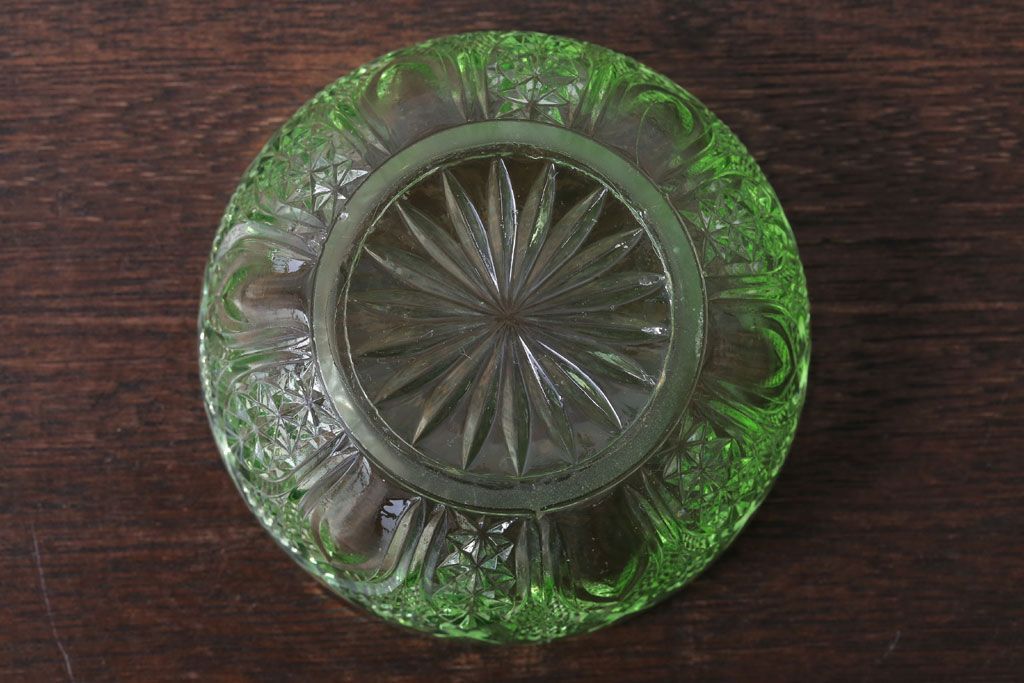 アンティーク雑貨　アンティーク　レトロなガラスのキャンディーポット2点セット