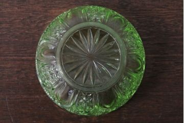 アンティーク雑貨　アンティーク　レトロなガラスのキャンディーポット2点セット